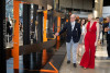 Le couple princier a inauguré l’exposition « La Flamme olympique au fil du temps »